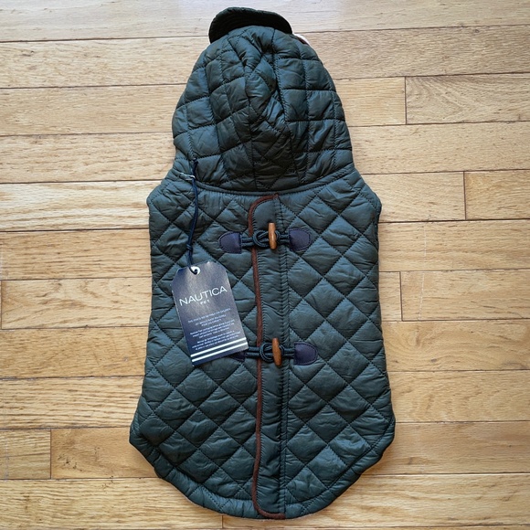 Brand New Nautica Quilted Dog Jacket - Picture 1 of 8